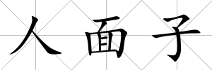 人面子