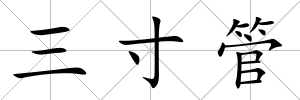 三寸管