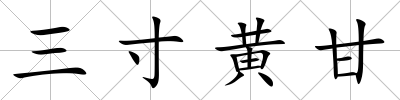 三寸黃甘