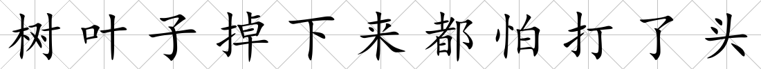 樹葉子掉下來都怕打了頭