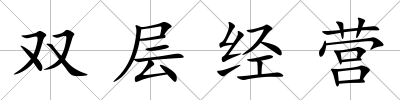 雙層經營