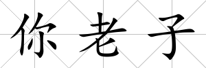 你老子