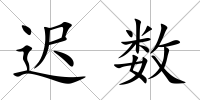 遲數