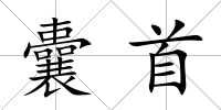 囊首