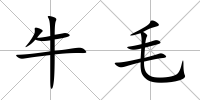 牛毛