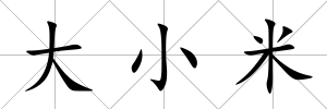 大小米