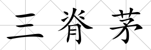 三脊茅