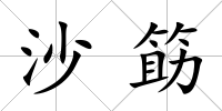 沙筯