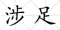 涉足