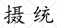 攝統