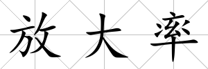 放大率