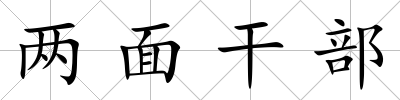 兩面干部