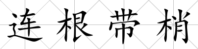 連根帶梢