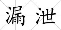 漏泄