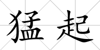 猛起