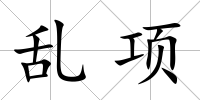 亂項