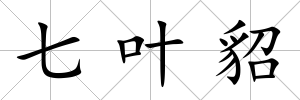 七葉貂