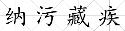 納污藏疾