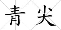 青尖