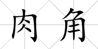 肉角