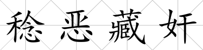 稔惡藏奸