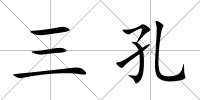 三孔