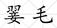 翣毛