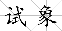 試象