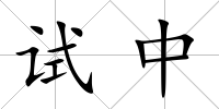 試中