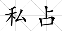 私占