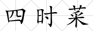 四時(shí)菜