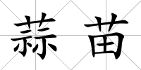 蒜苗