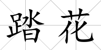 踏花