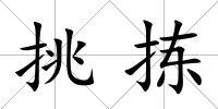 挑揀