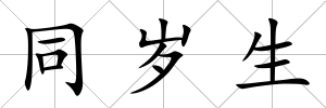 同歲生