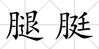 腿脡