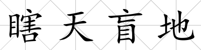 瞎天盲地