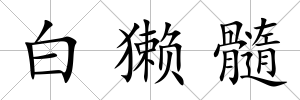 白獺髓