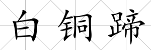 白銅蹄