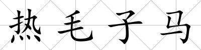 熱毛子馬
