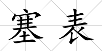 塞表