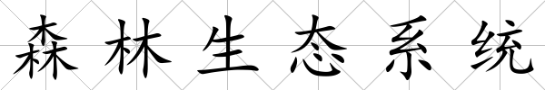 森林生態系統