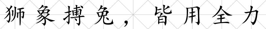 獅象搏兔，皆用全力