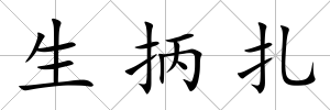 生抦扎