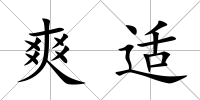 爽適