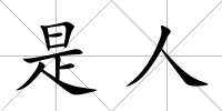 是人