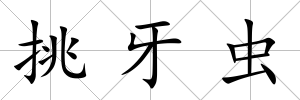 挑牙蟲