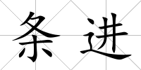 條進