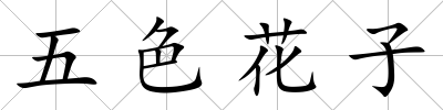 五色花子