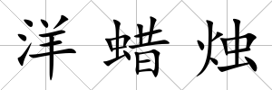 洋蠟燭